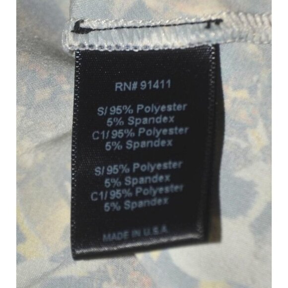 Clover Canyon Top Women's S Chiffon Multicolor Mixed Print Blouse Sleeveless - Picture 8 of 9